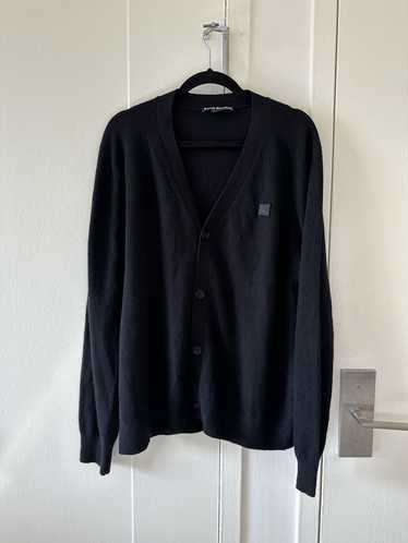 Acne Studios Acne Studios Face Logo Wool Cardigan