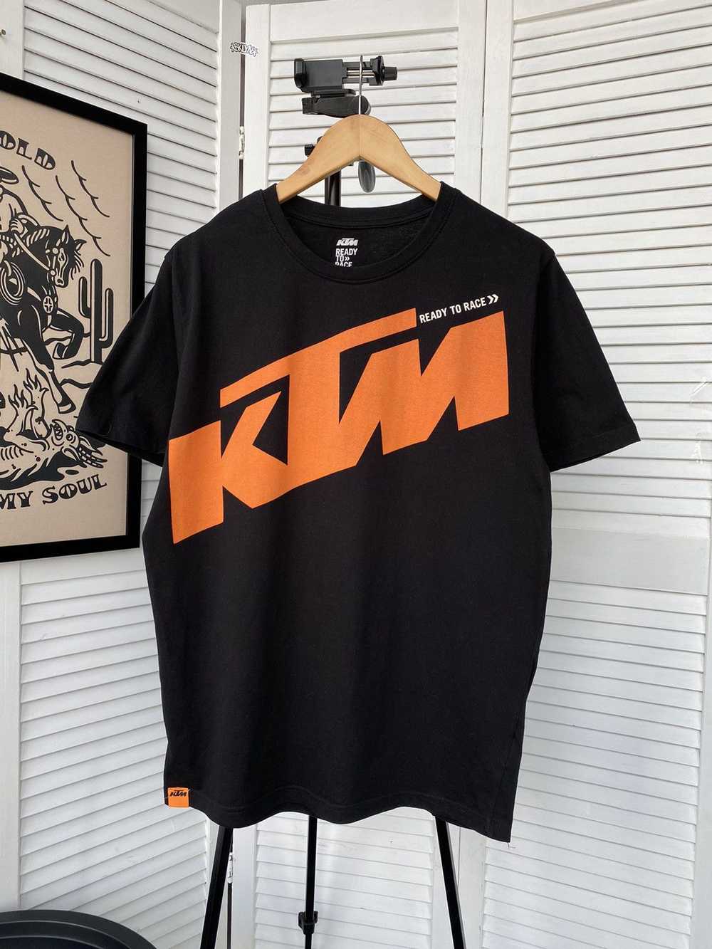 MOTO × Racing × Vintage KTM Moto Racing Bog Logo … - image 1