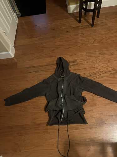 Rick Owens Aw 01’ bondage hoodie - image 1