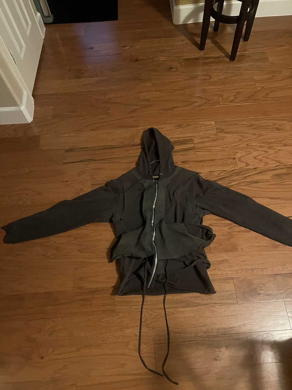 Rick Owens Aw 01’ bondage hoodie - image 3