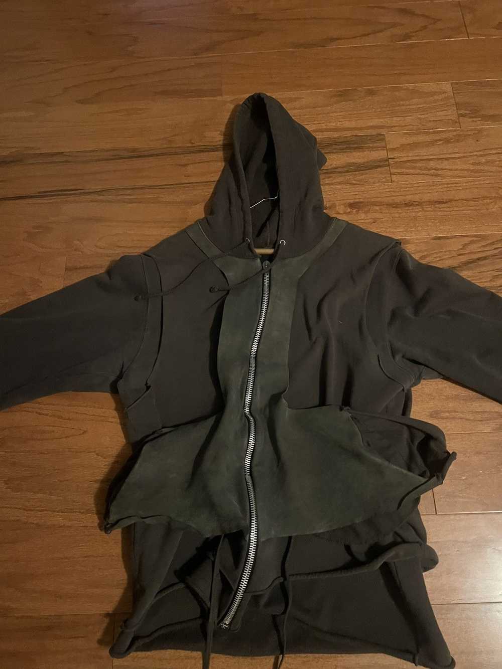 Rick Owens Aw 01’ bondage hoodie - image 5