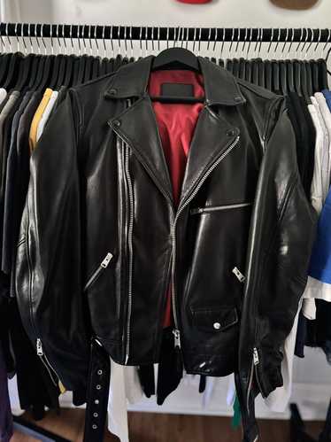 Allsaints RED LINING - LEATHER BIKER JACKET