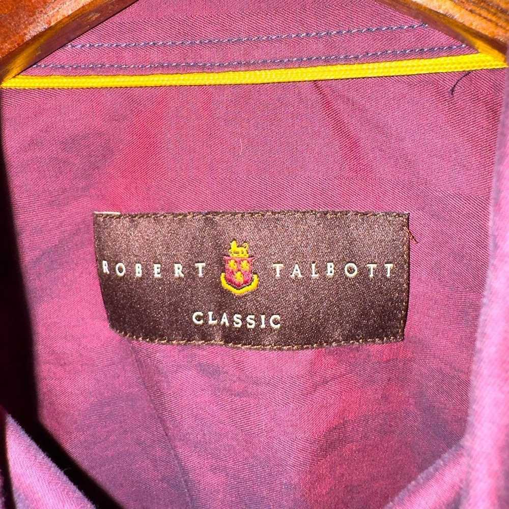 Robert Talbott Robert Talbott Crimson Red S/S But… - image 2