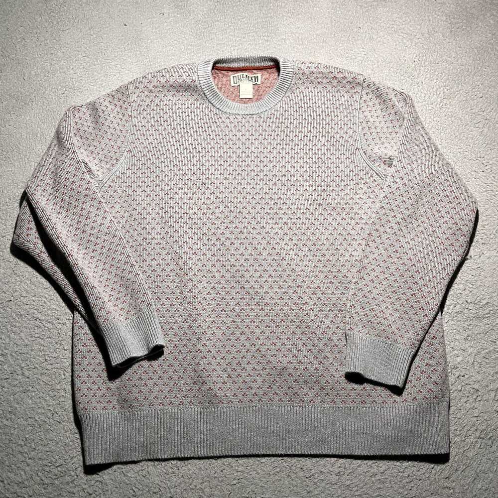 Vintage Luxurious Birdseye Crewneck Knit Long Sle… - image 1