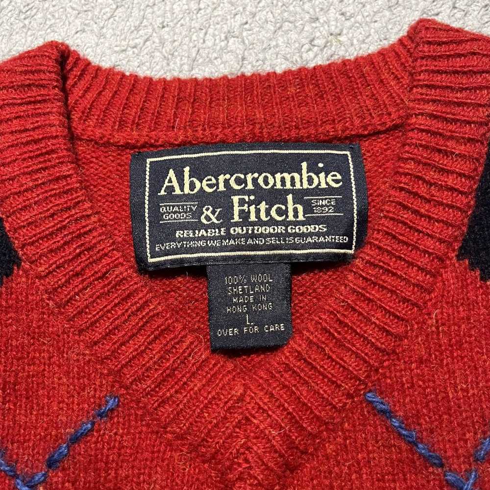 Abercrombie & Fitch Authentic Retro Argyle Shetla… - image 7