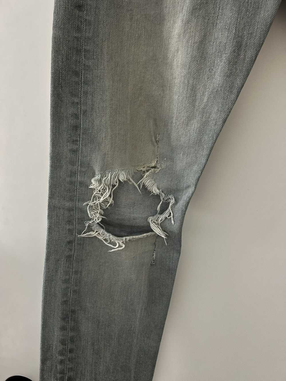 John Elliott Cast 2 Faded Distressed Denim - image 3