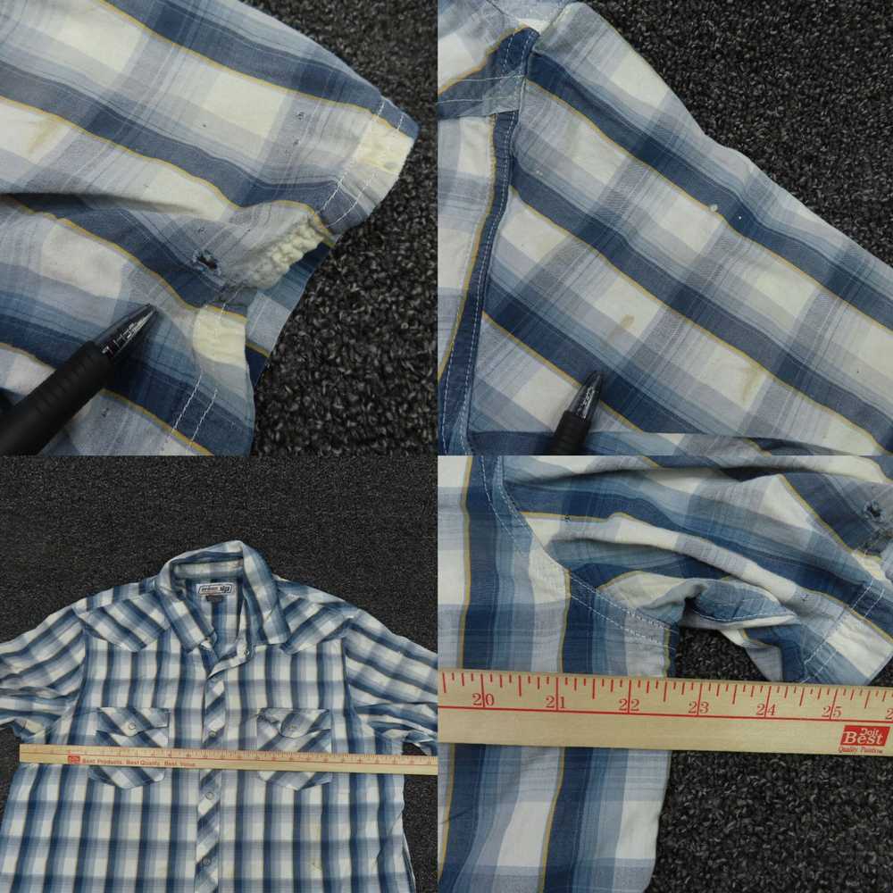 Vintage Urban Pipeline Shirt Adult XL Blue & Whit… - image 4