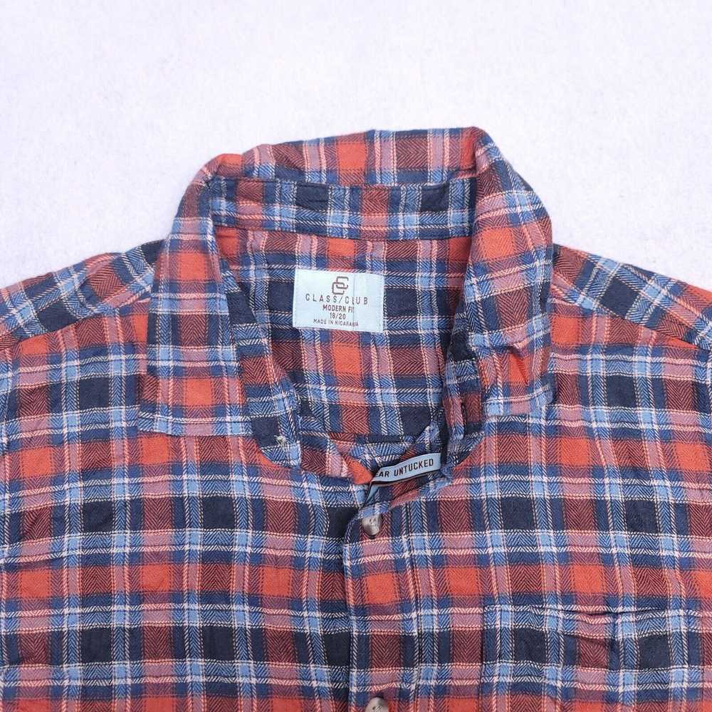 Class Club Class Club Tartan Flannel Button Shirt… - image 1