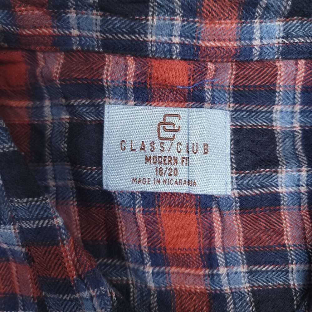 Class Club Class Club Tartan Flannel Button Shirt… - image 3