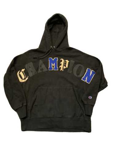 Champion Champion Reverse Weave Gold Blue Spellout