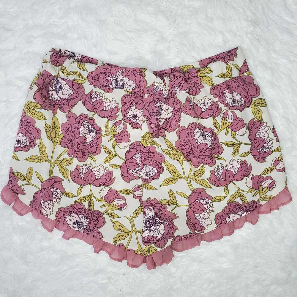 Nordstrom Leith Pink Floral Shorts Medium - image 2