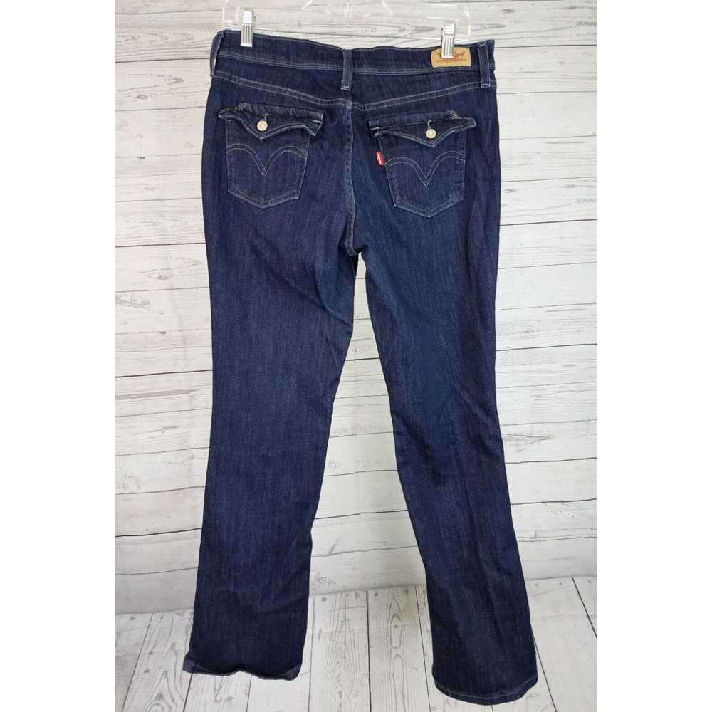 Levi's Levis Womens 515 Bootcut Jeans Sz 8M Dark … - image 2