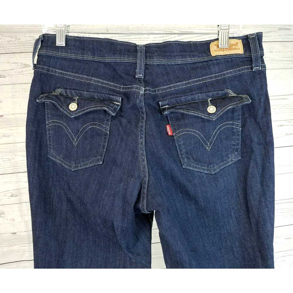 Levi's Levis Womens 515 Bootcut Jeans Sz 8M Dark … - image 3