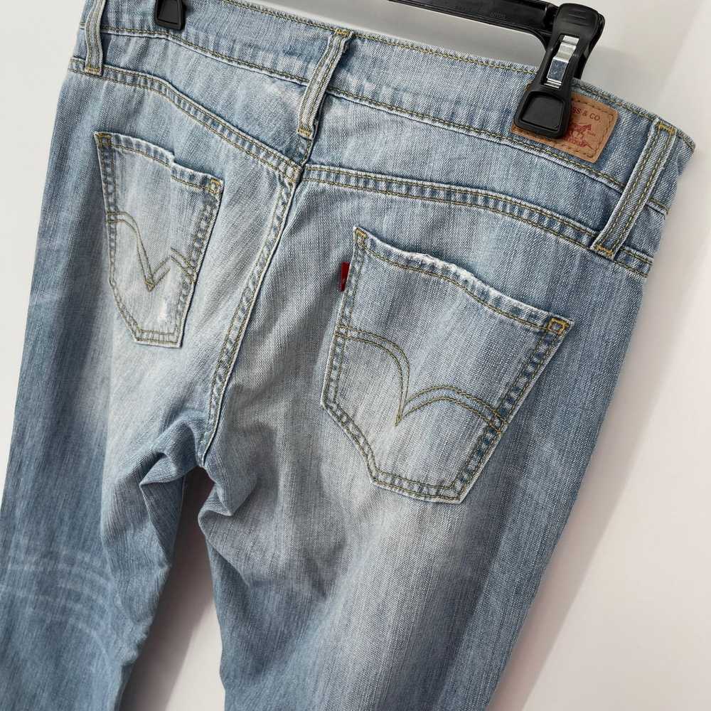 Levi's Levi's 513 Boyfriend Jeans Jr Sz 9 M Faded… - image 9