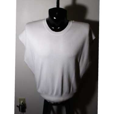 Banana Republic Luxurious White Cap Sleeve Golf S… - image 1