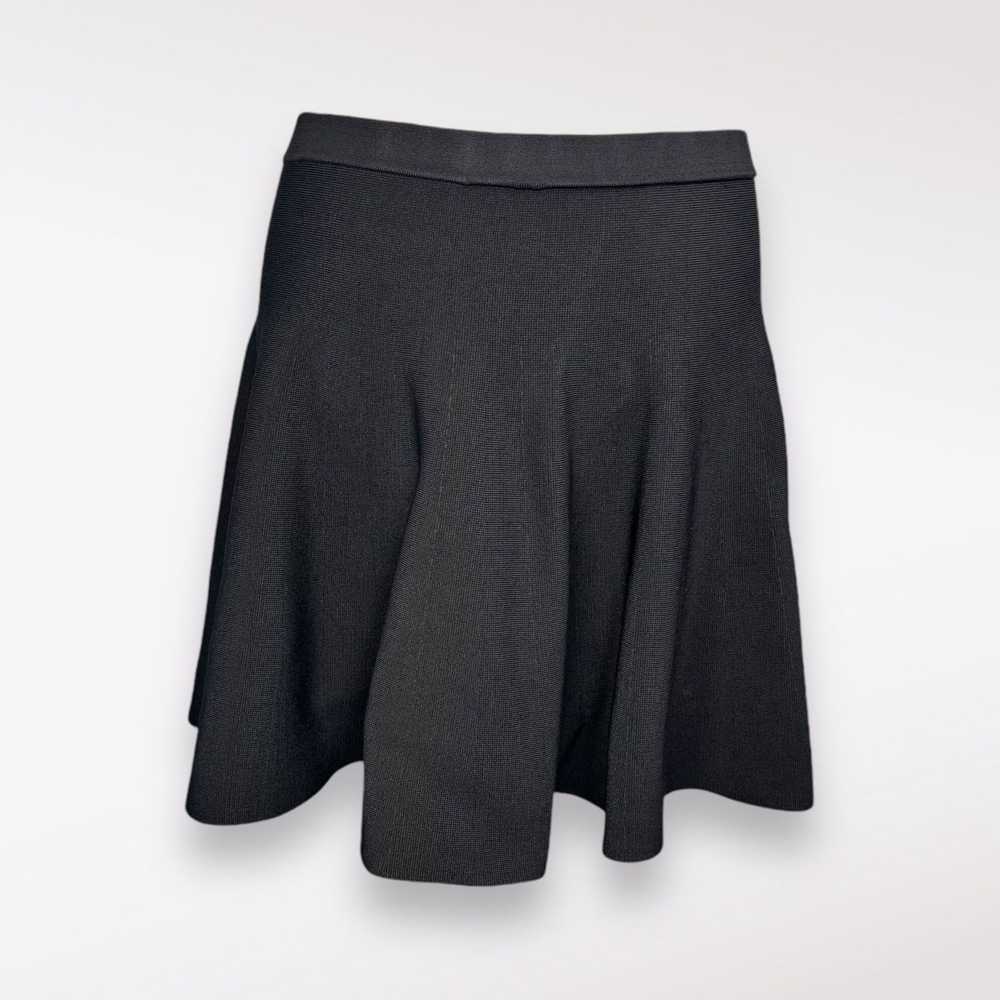 Club Monaco Club Monaco Knit Mini Skirt Black Ela… - image 1