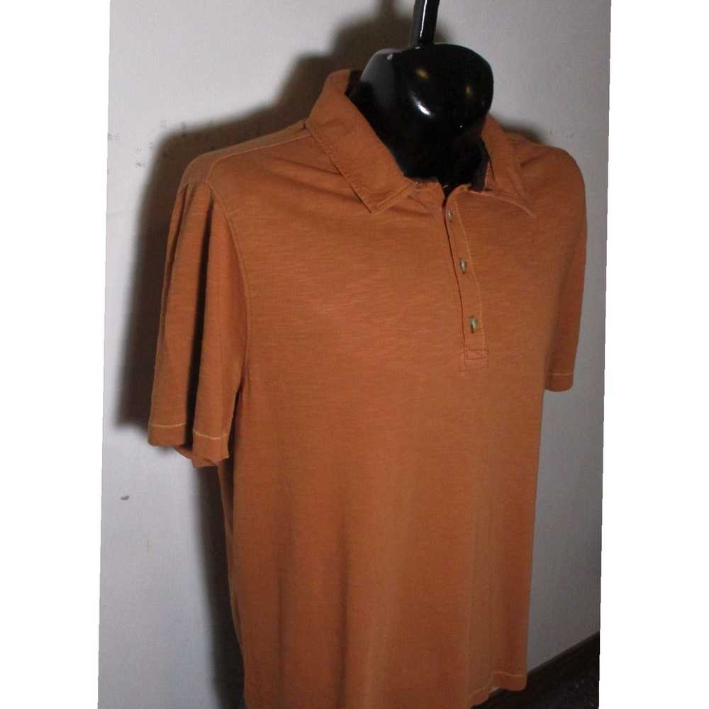 Vintage Carbon 2 Cobalt Rust Toned Short Sleeve P… - image 3