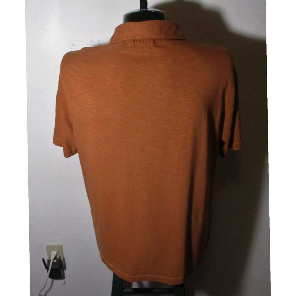 Vintage Carbon 2 Cobalt Rust Toned Short Sleeve P… - image 5