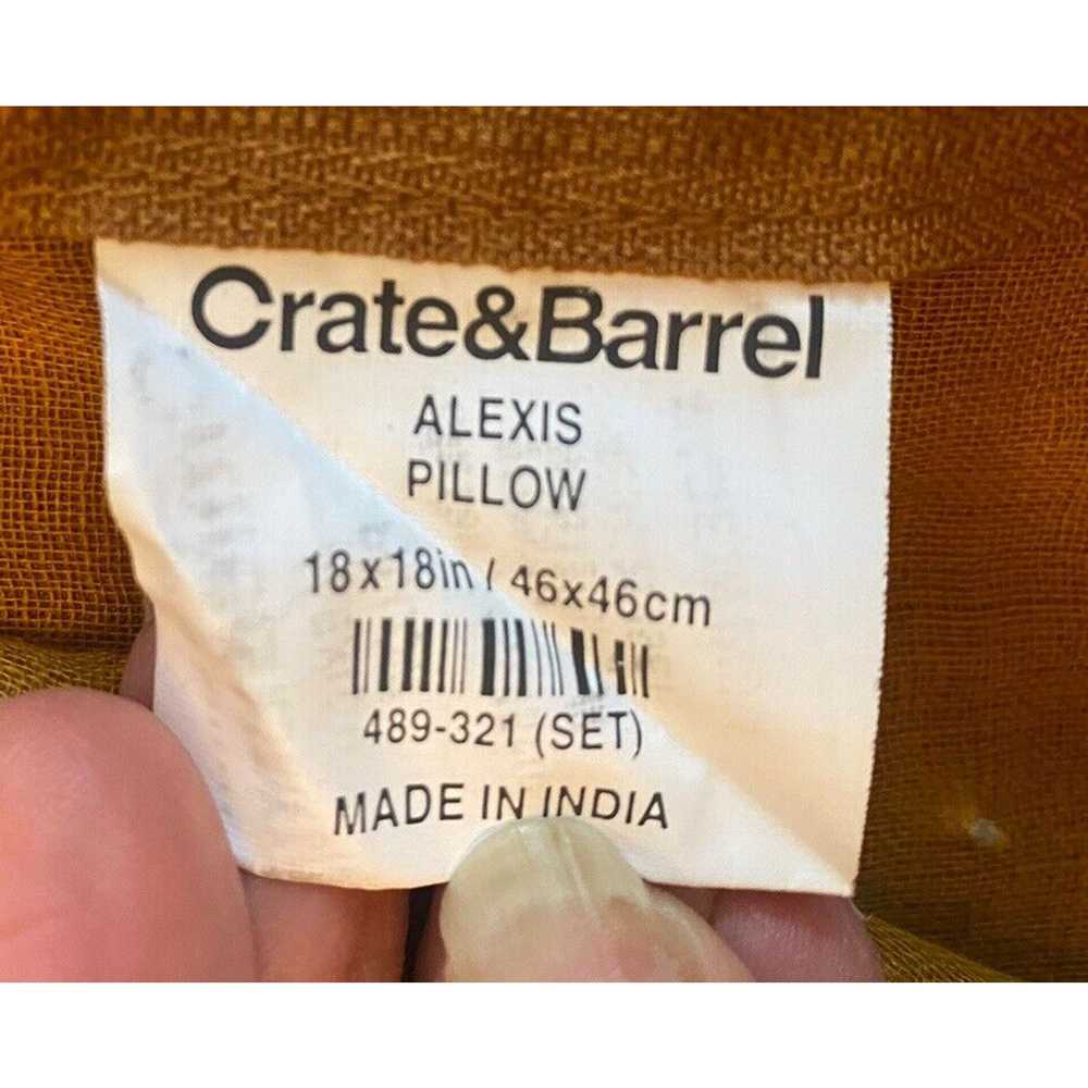 Crate Crate & Barrel Alexis Pillow Cover 17 X 18 … - image 2