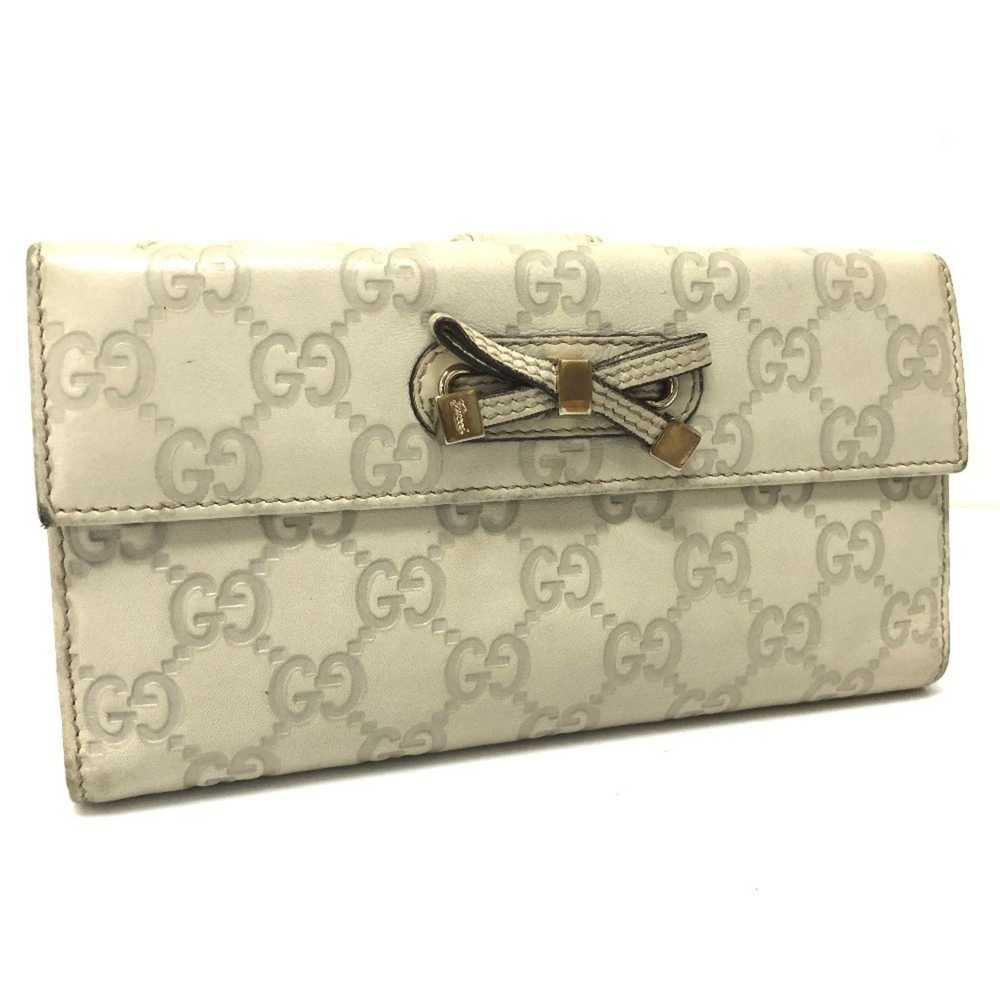 Gucci GUCCI 167464 W Long Wallet PRINCY Guccissim… - image 1