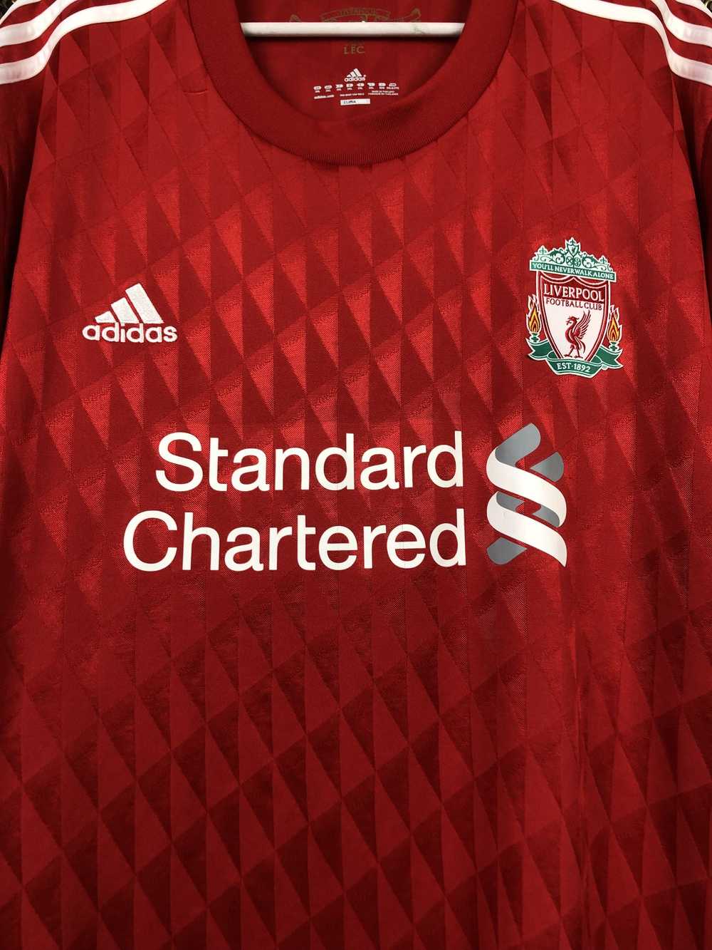 Adidas × Soccer Jersey × Vintage Liverpool footba… - image 3