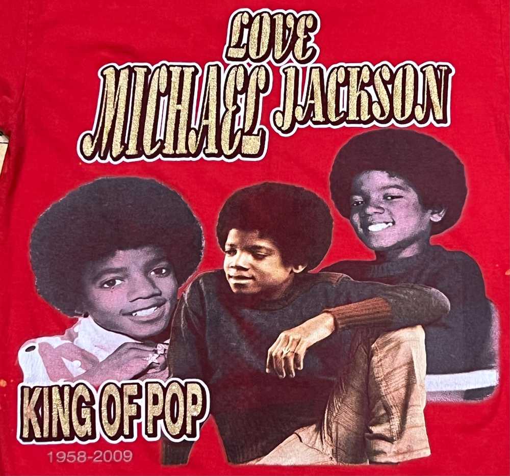 LOVE MICHAEL JACKSON TSHIRT SZ M - image 1