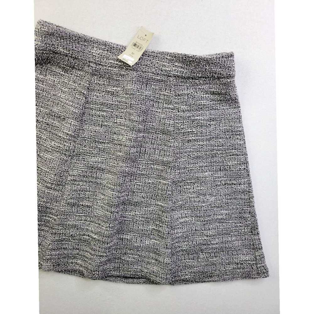 Loft Petite Women's Stretch Tweed A Line Skirt wi… - image 5