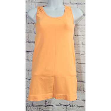 Other Love Charm Bright Orange Round Neck Tank Top