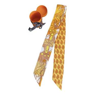 Hermès Twilly 86 silk neckerchief - image 1