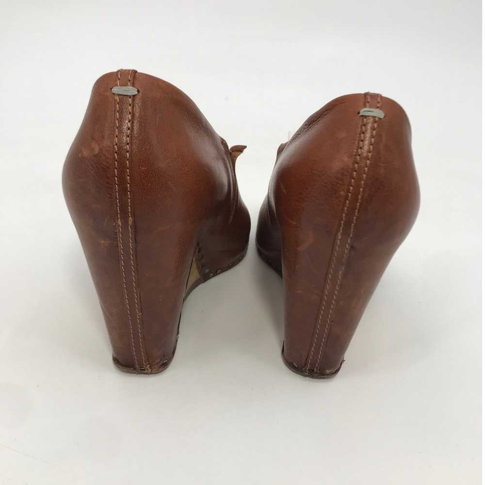 Maison Martin Margiela Brown Leather Nail Head Op… - image 8