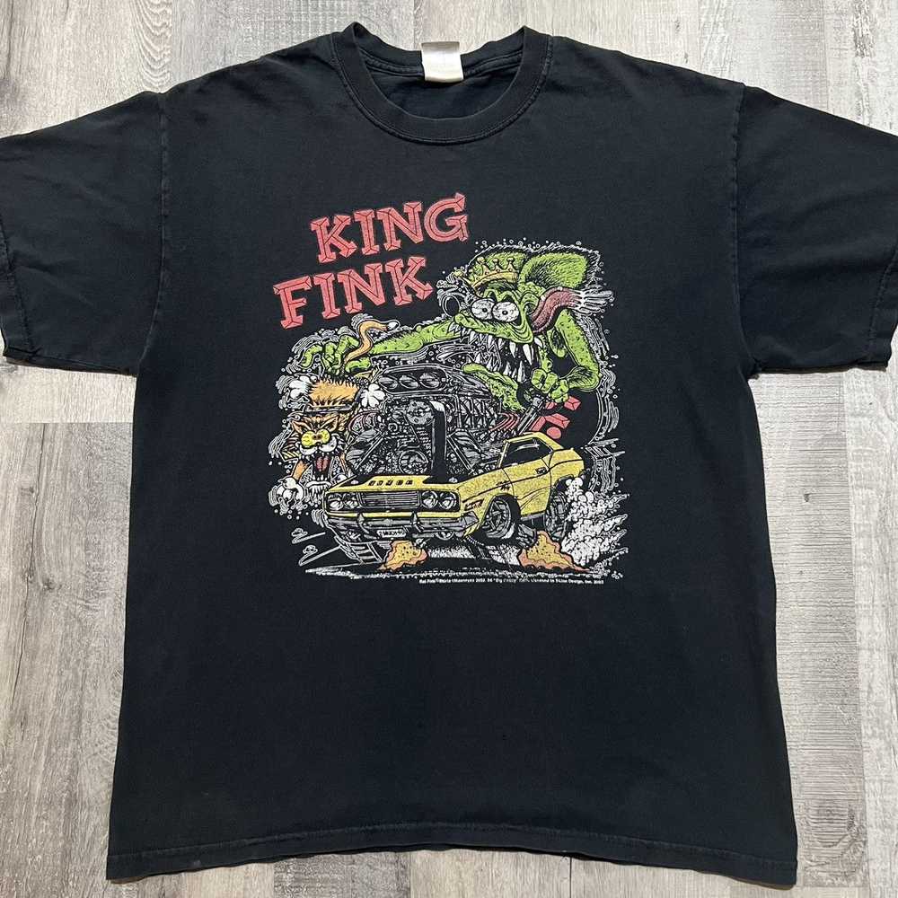 Ed Roth × Vintage VTG Ed Roth King Fink Black Hot… - image 1