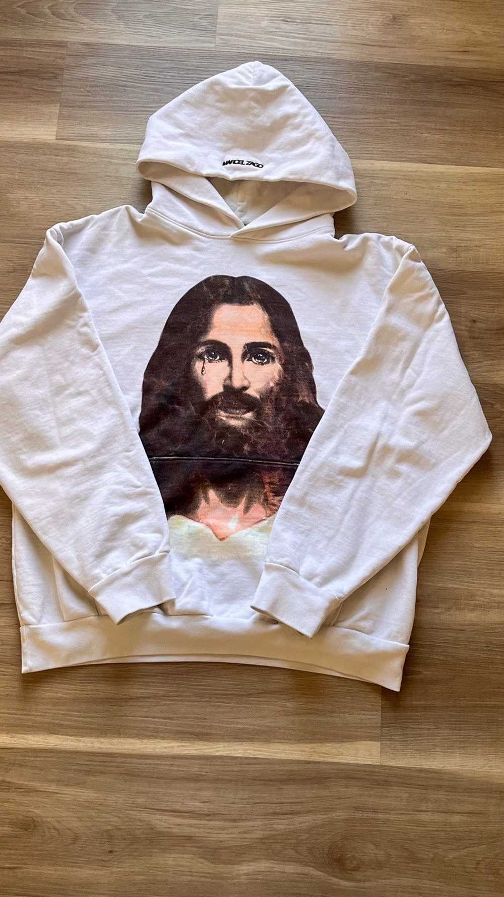 Asspizza × Marcel Zago Jesus Logo Hoodie - image 1