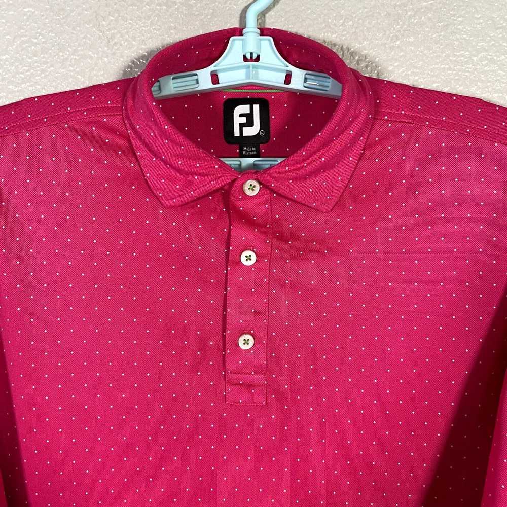 Footjoy Footjoy Polo Shirt Mens Large Pink Golf P… - image 2