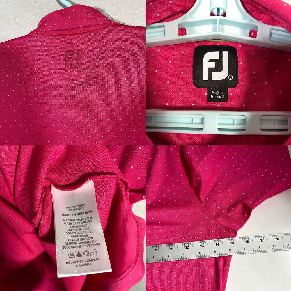 Footjoy Footjoy Polo Shirt Mens Large Pink Golf P… - image 4