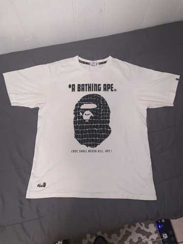 Bape Bape X Lacoste Live - Crocodile Ape Head T - 