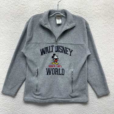 Disney Authentic Classic Grey Fleece Pullover Swe… - image 1