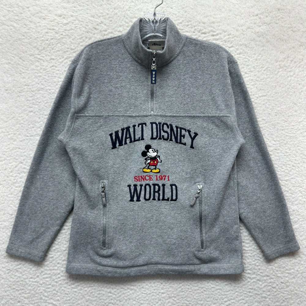 Disney Authentic Classic Grey Fleece Pullover Swe… - image 2