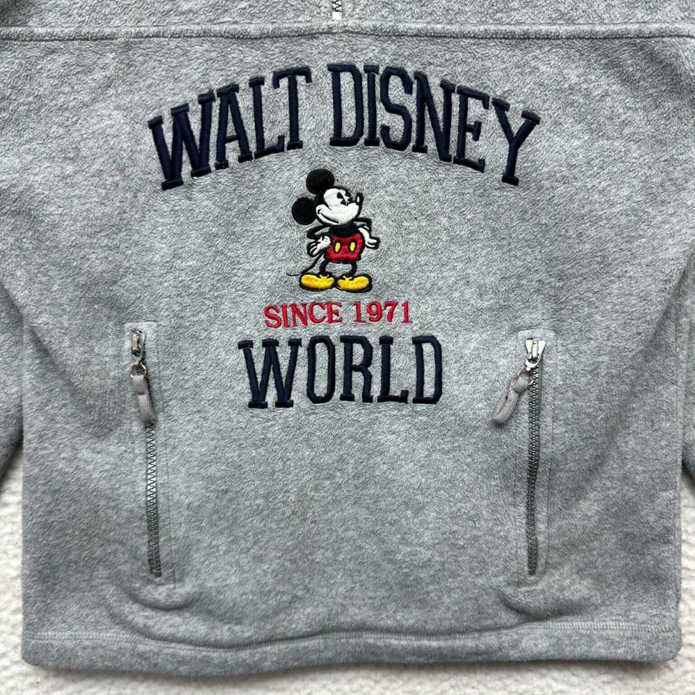 Disney Authentic Classic Grey Fleece Pullover Swe… - image 4