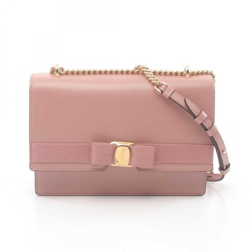 Salvatore Ferragamo Vara Pink Leather Shoulder Ba… - image 6