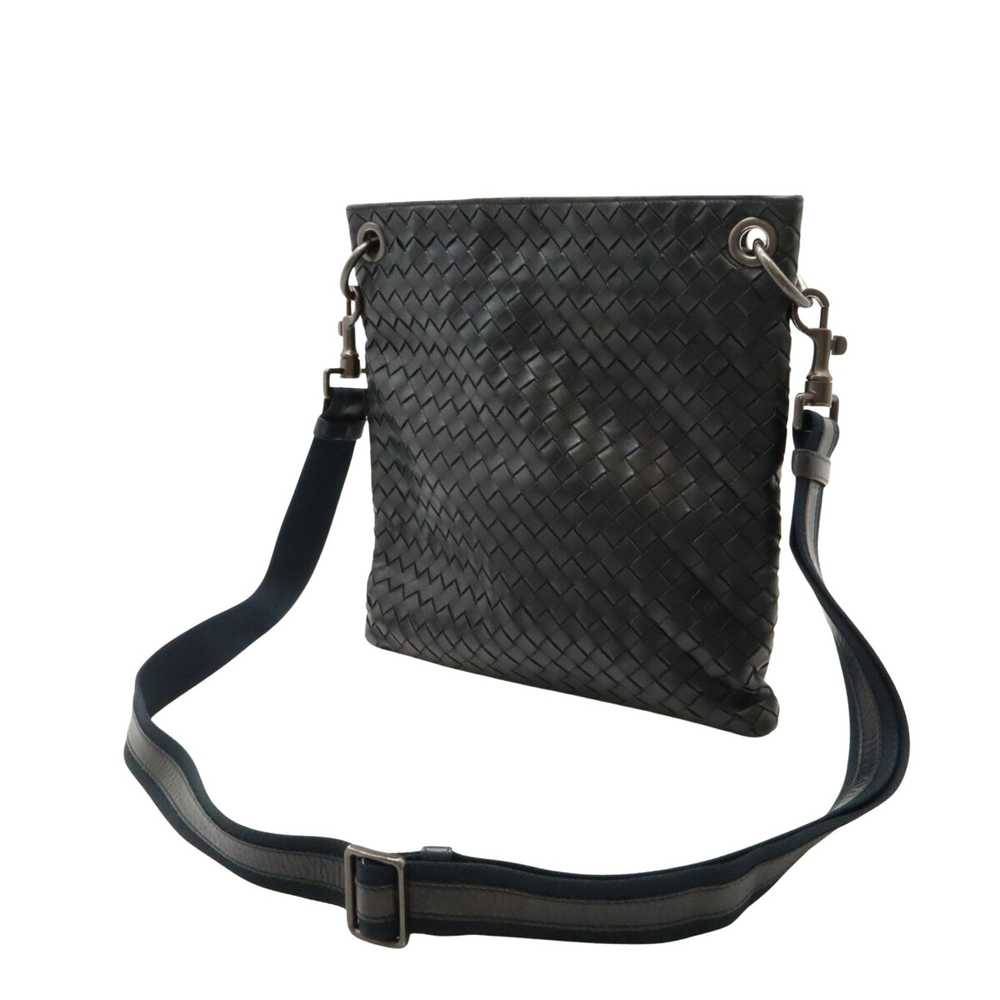 Bottega Veneta Intrecciato Black Leather Shoulder… - image 2