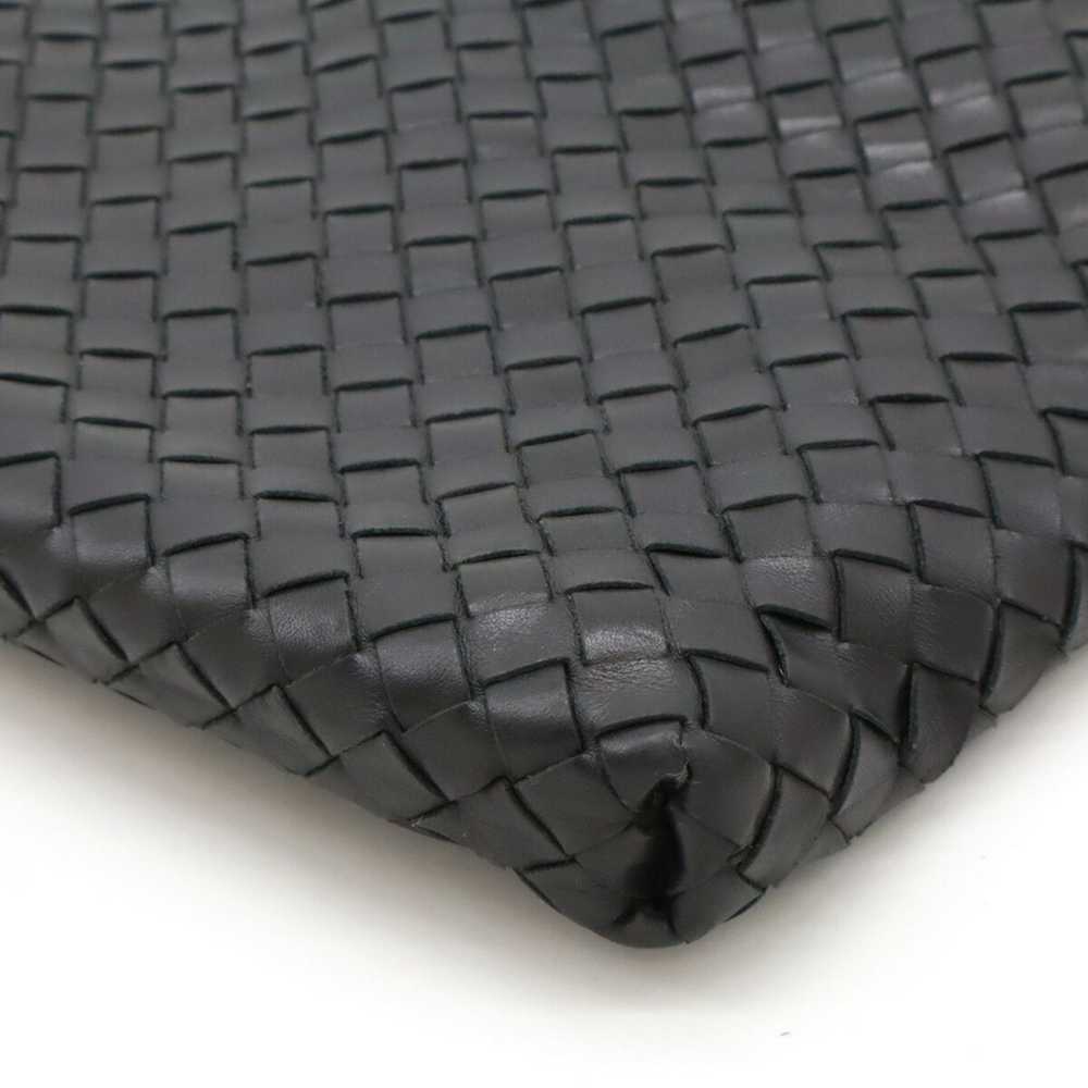 Bottega Veneta Intrecciato Black Leather Shoulder… - image 3