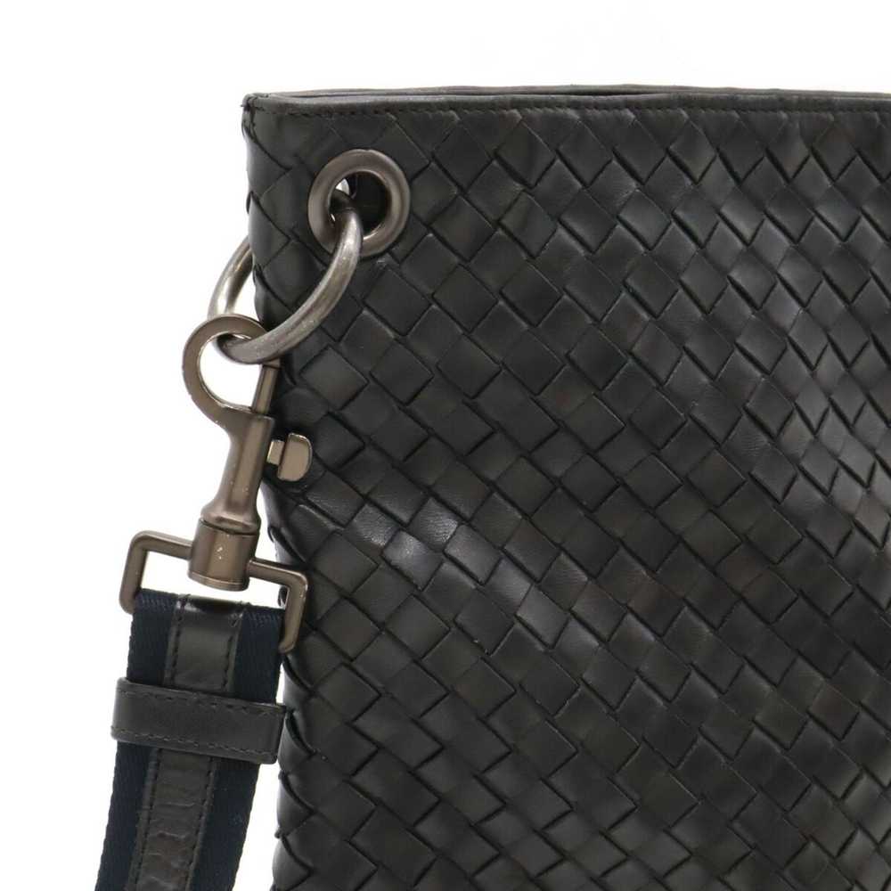 Bottega Veneta Intrecciato Black Leather Shoulder… - image 8