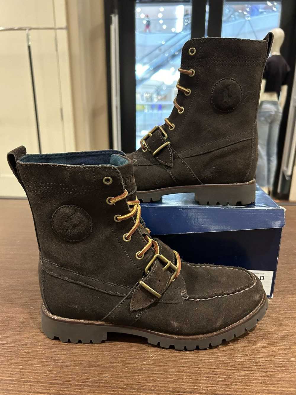 Polo Ralph Lauren Polo Ranger Boot ‘Dark Brown Su… - image 2