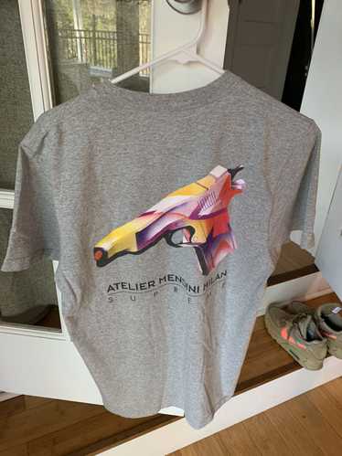 Supreme Supreme Mendini Gun Tee SS16 Heather Grey