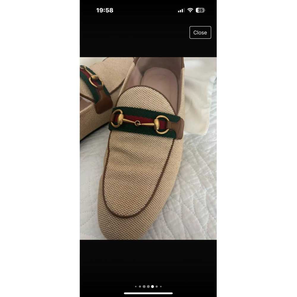 Gucci Princetown cloth flats - image 3