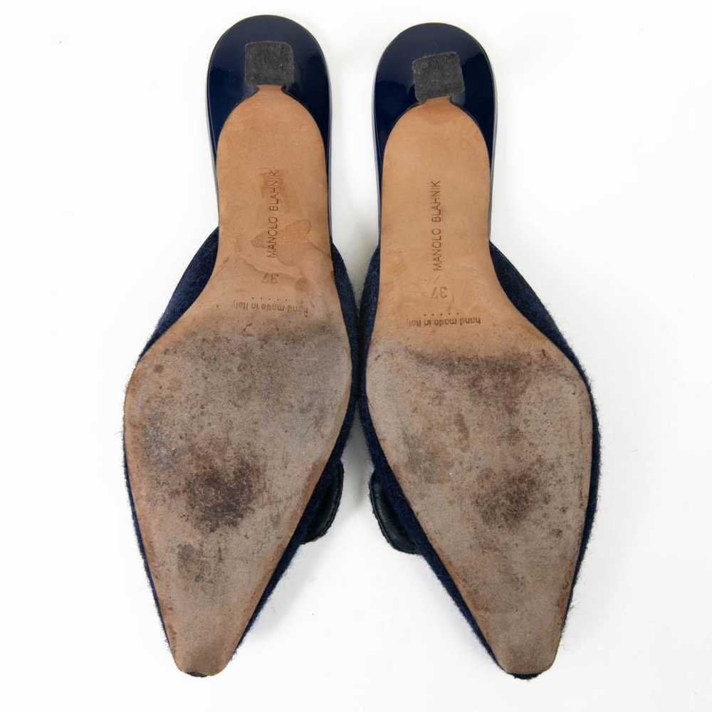 Manolo Blahnik Maysale cloth mules & clogs - image 5