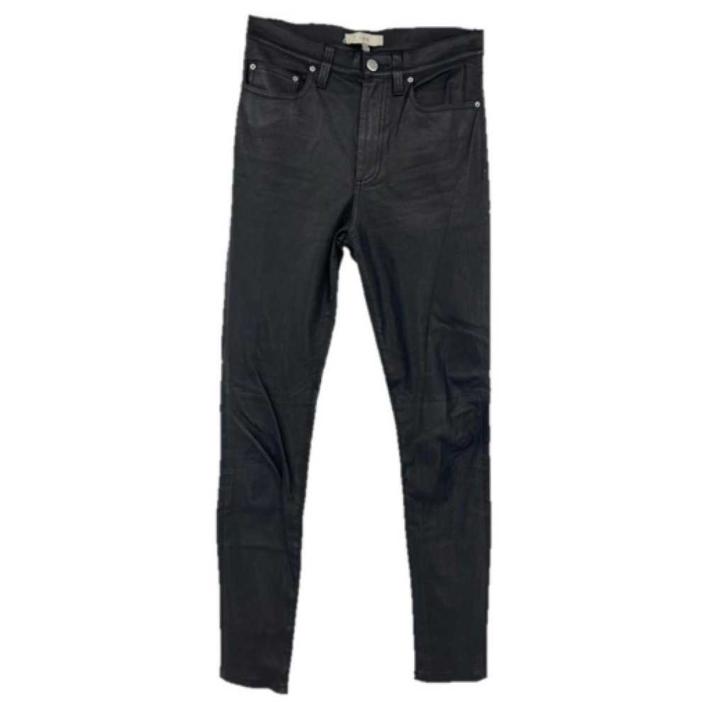 Iro Leather slim pants - image 1