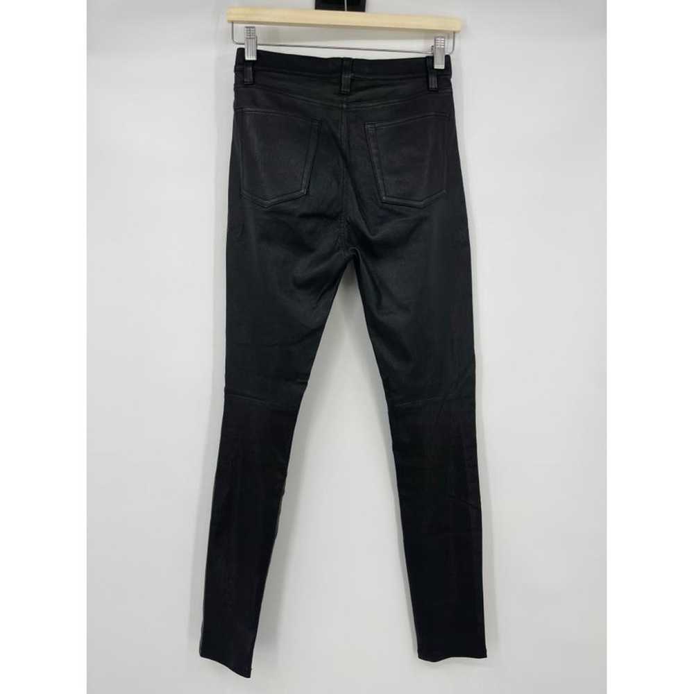 Iro Leather slim pants - image 2