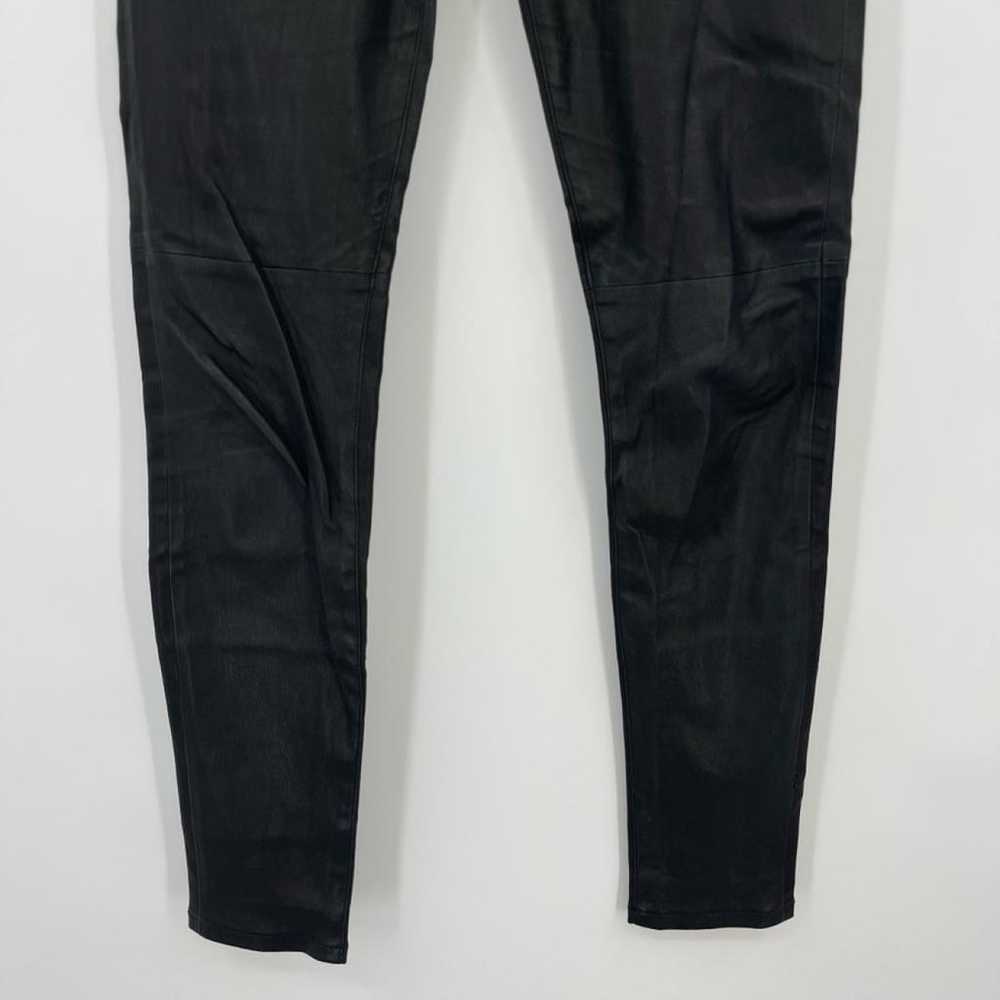 Iro Leather slim pants - image 3