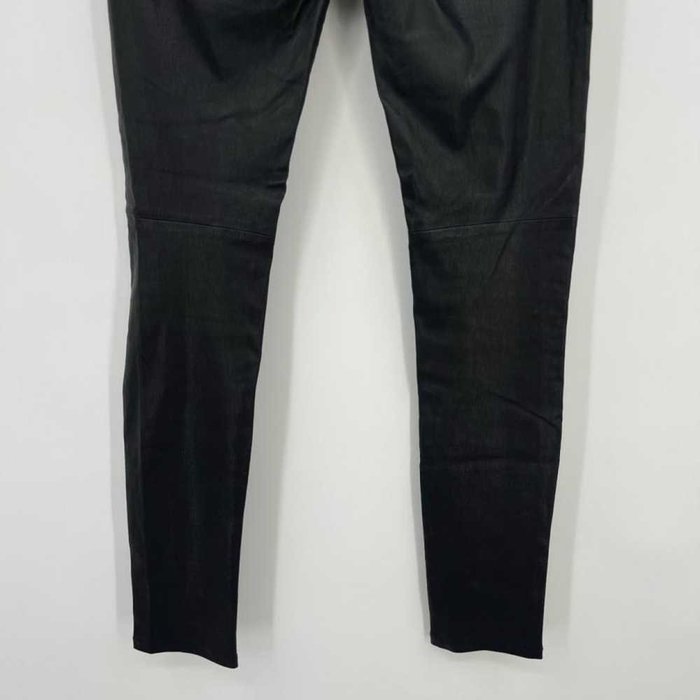 Iro Leather slim pants - image 8